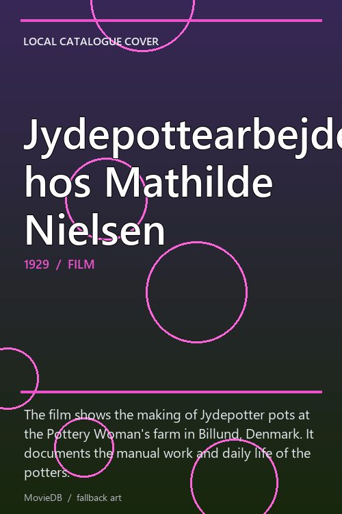 Jydepottearbejde hos Mathilde Nielsen poster