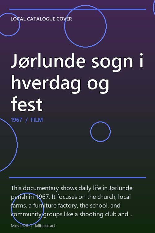 Jørlunde sogn i hverdag og fest poster