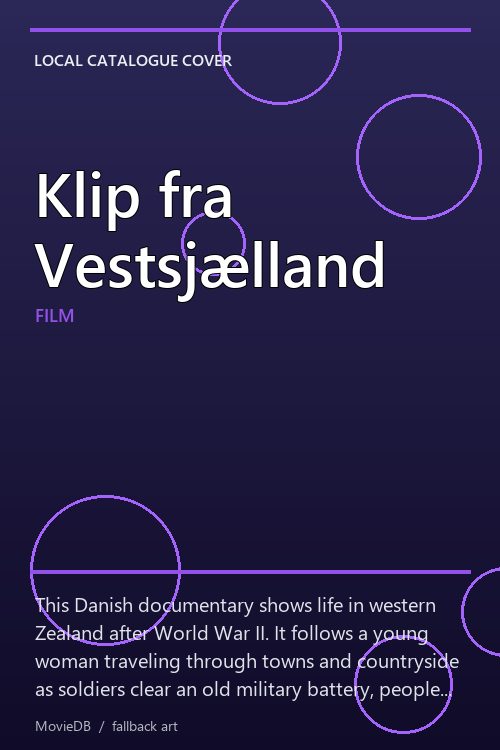 Klip fra Vestsjælland poster