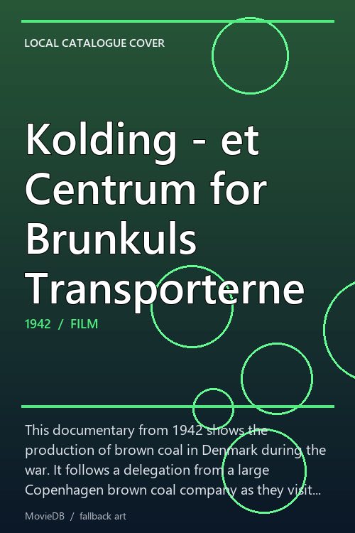 Kolding - et Centrum for Brunkuls Transporterne poster