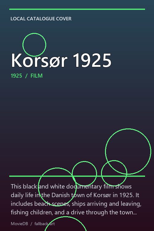 Korsør 1925 poster