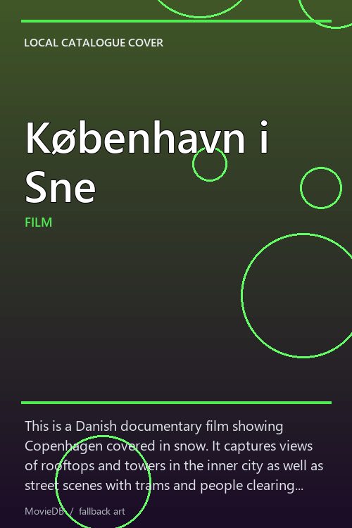 København i Sne poster