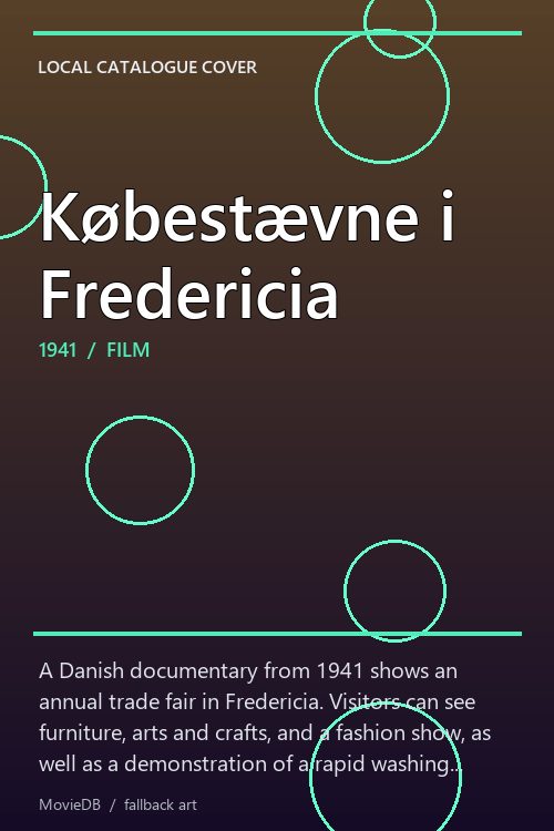Købestævne i Fredericia poster