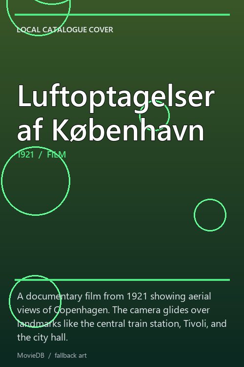 Luftoptagelser af København poster