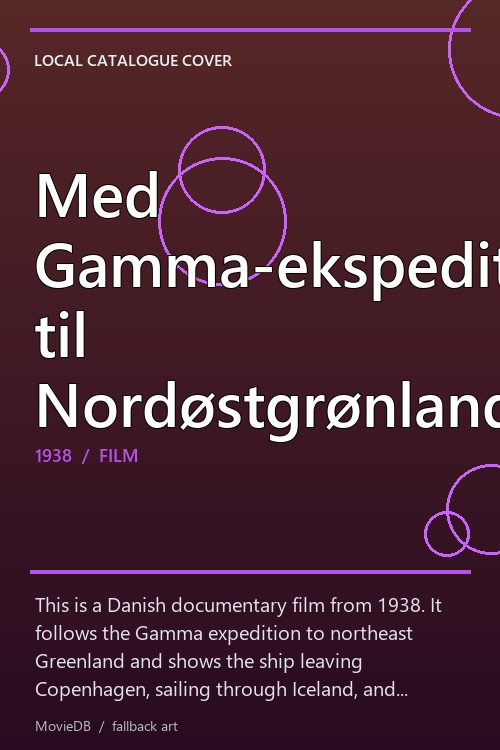 Med Gamma-ekspeditionen til Nordøstgrønland poster