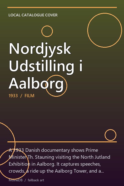 Nordjysk Udstilling i Aalborg poster