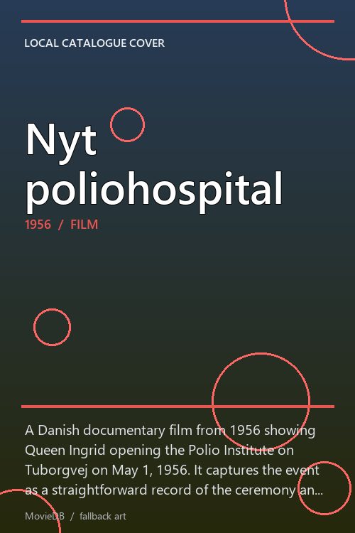 Nyt poliohospital poster