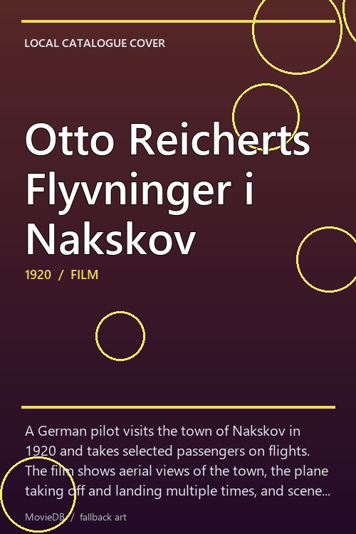 Otto Reicherts Flyvninger i Nakskov poster
