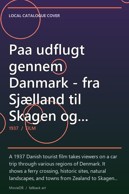 Paa udflugt gennem Danmark - fra Sjælland til Skagen og Falster poster