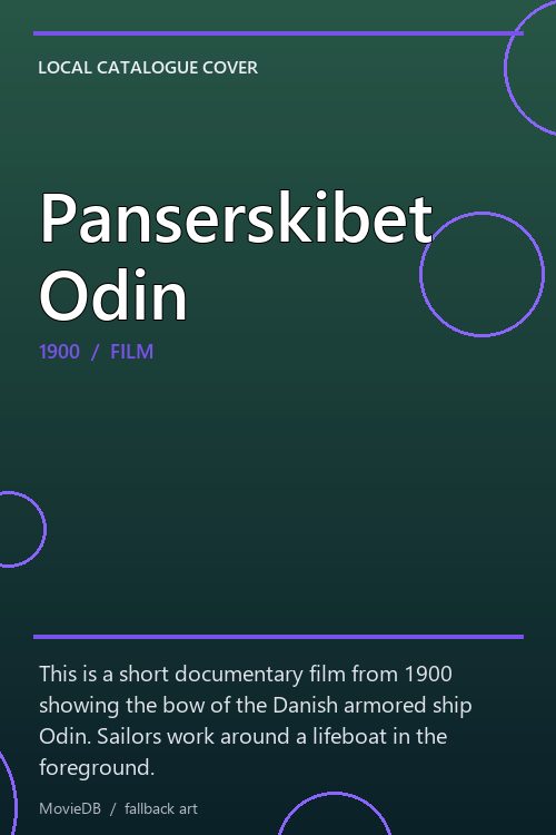 Panserskibet Odin poster