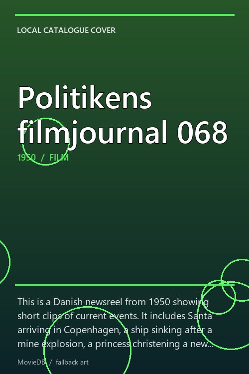 Politikens filmjournal 068 poster