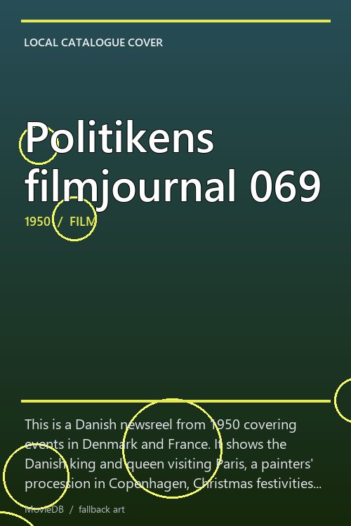 Politikens filmjournal 069 poster