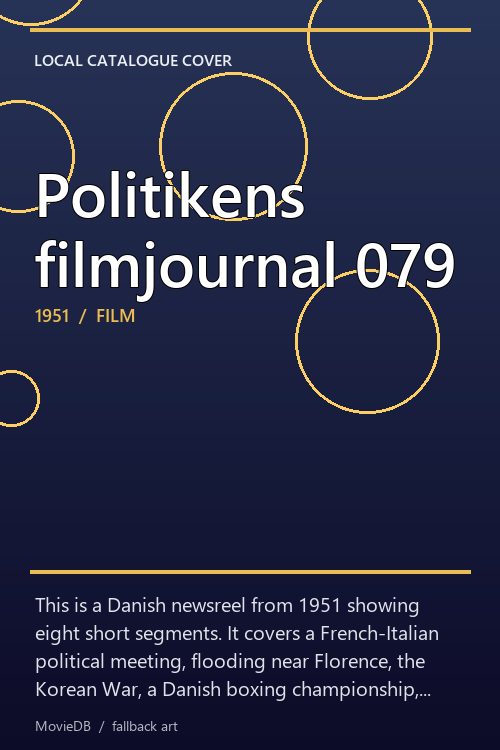 Politikens filmjournal 079 poster
