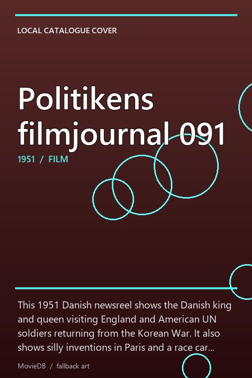 Politikens filmjournal 091 poster