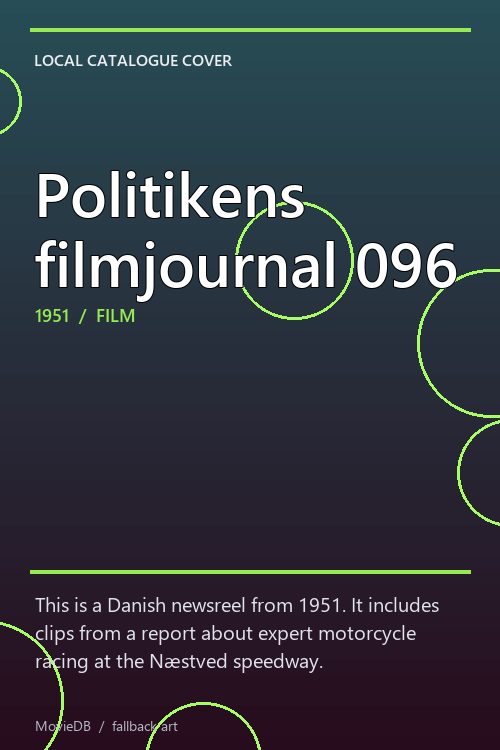 Politikens filmjournal 096 poster