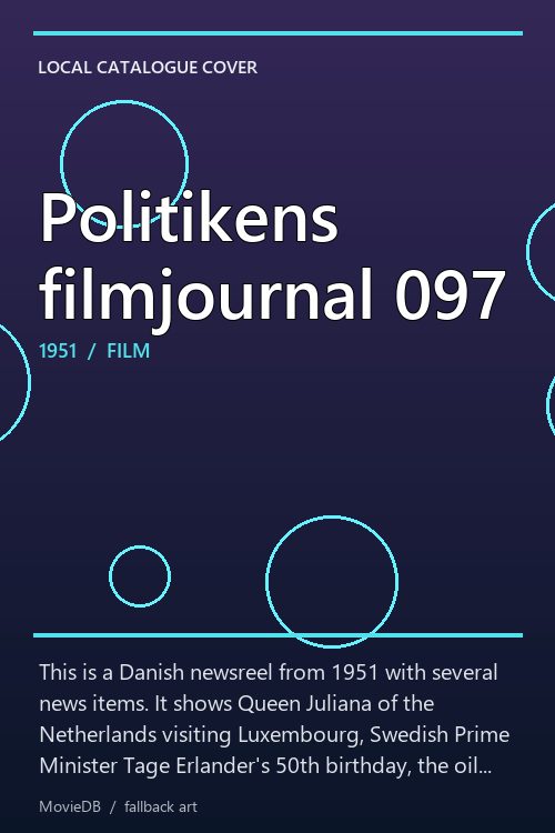 Politikens filmjournal 097 poster