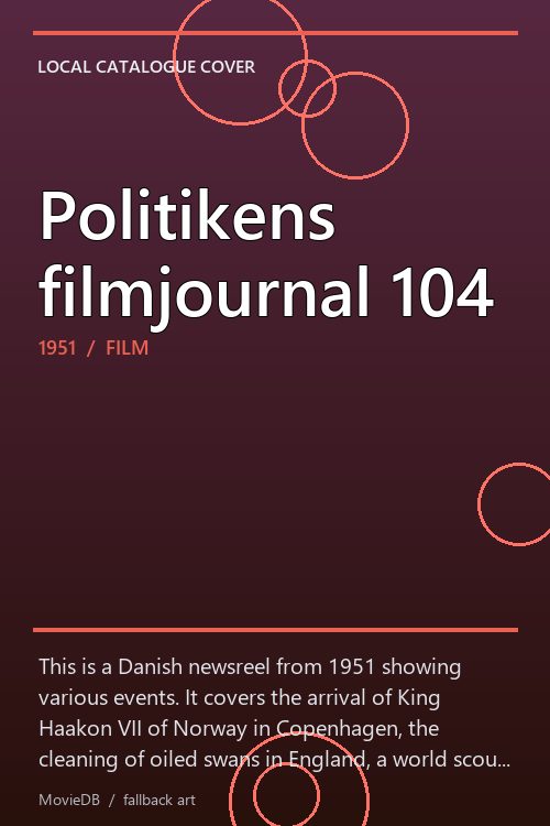 Politikens filmjournal 104 poster