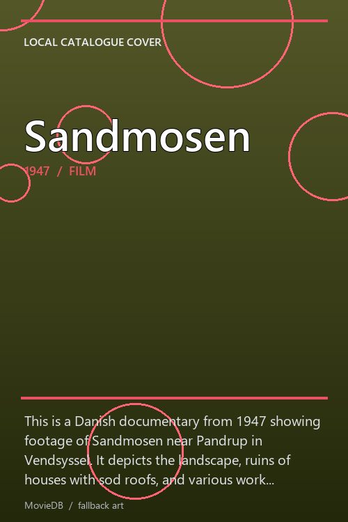 Sandmosen poster