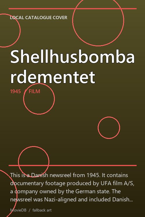 Shellhusbombardementet poster