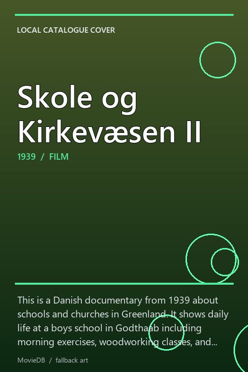 Skole og Kirkevæsen II poster