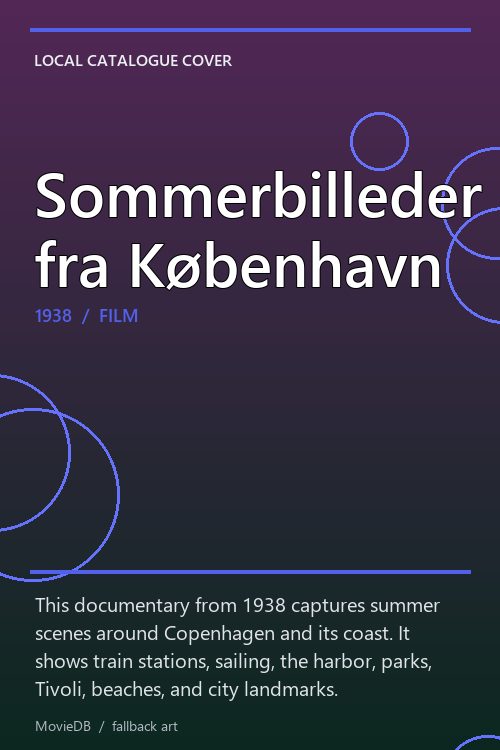 Sommerbilleder fra København poster