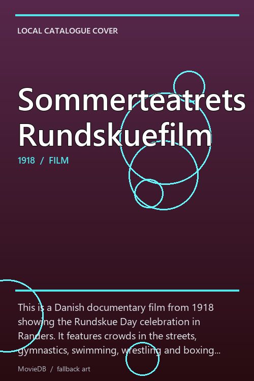 Sommerteatrets Rundskuefilm poster