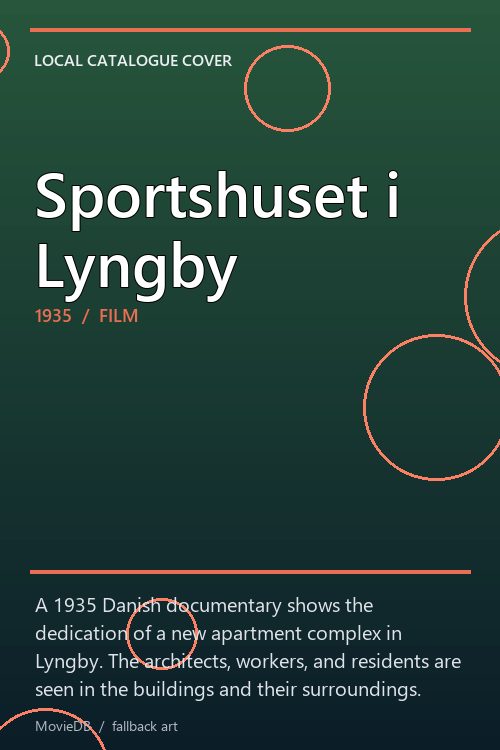 Sportshuset i Lyngby poster