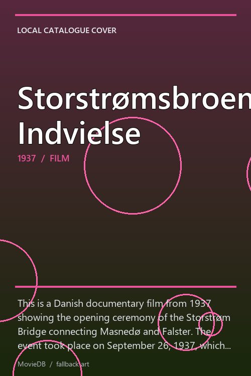 Storstrømsbroens Indvielse poster
