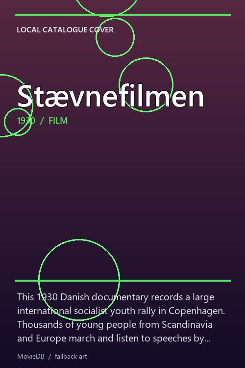 Stævnefilmen poster