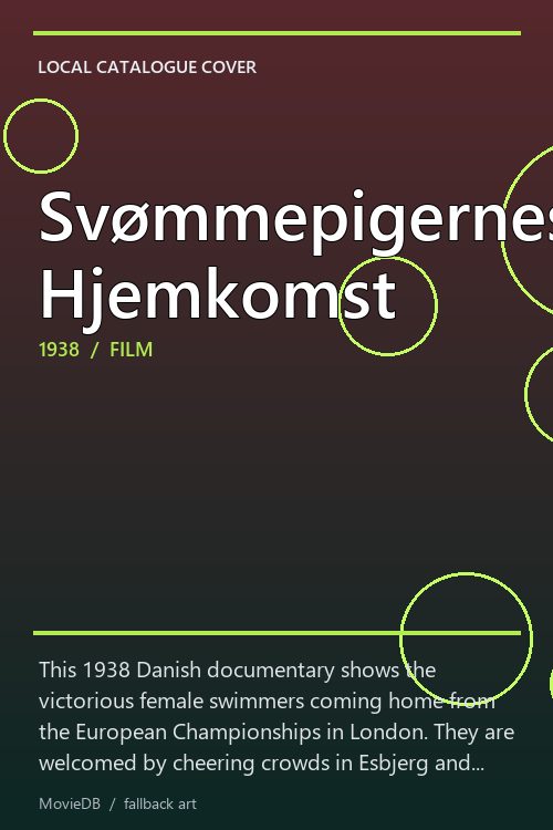 Svømmepigernes Hjemkomst poster
