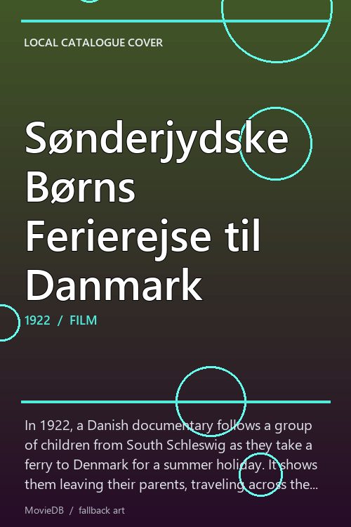 Sønderjydske Børns Ferierejse til Danmark poster