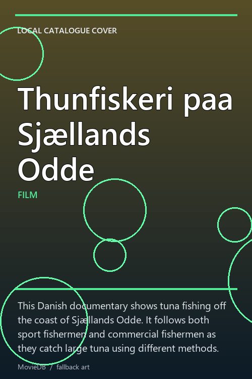 Thunfiskeri paa Sjællands Odde poster