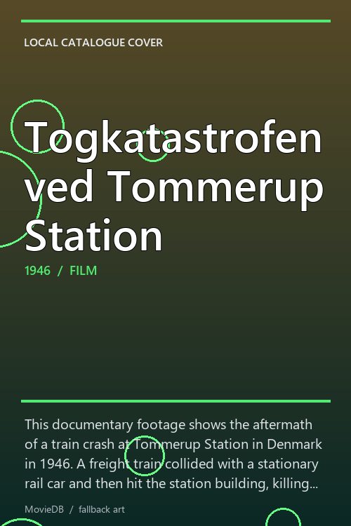 Togkatastrofen ved Tommerup Station poster