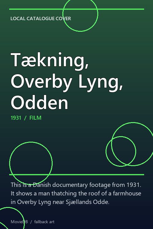 Tækning, Overby Lyng, Odden poster