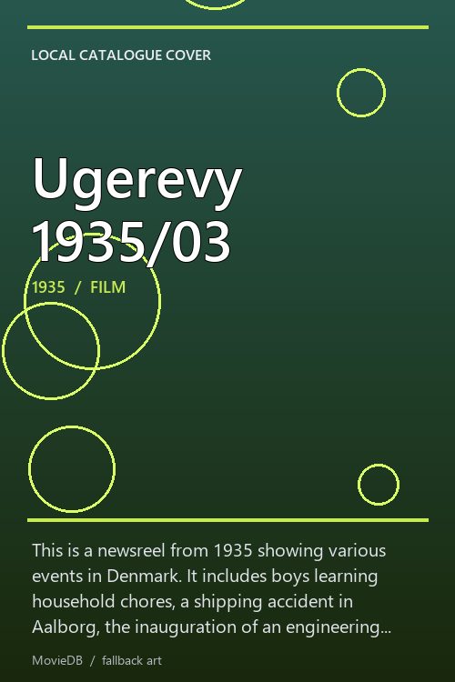 Ugerevy 1935/03 poster