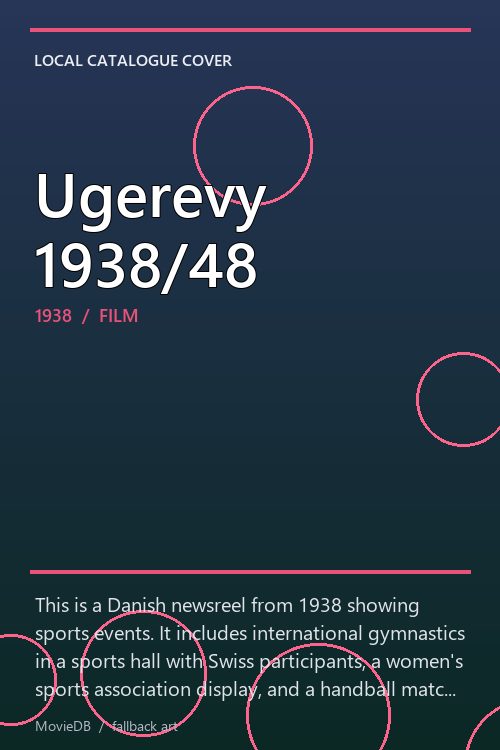 Ugerevy 1938/48 poster