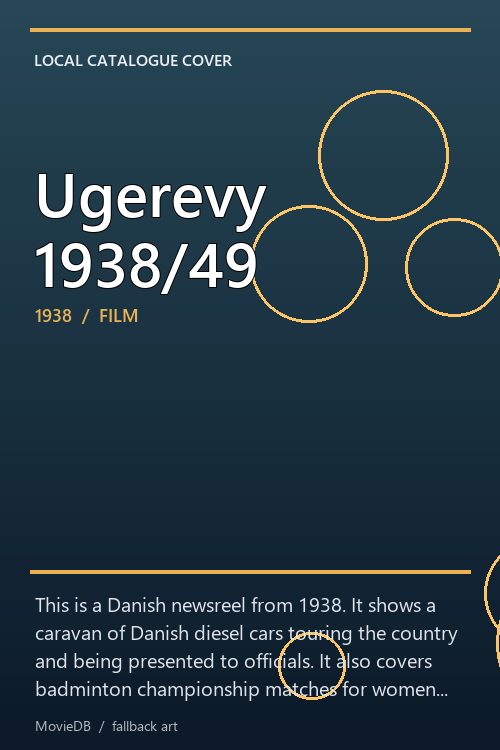 Ugerevy 1938/49 poster
