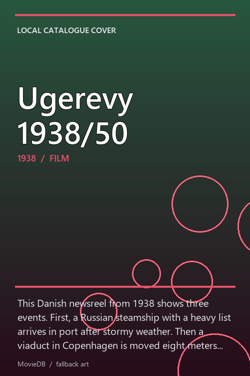 Ugerevy 1938/50 poster