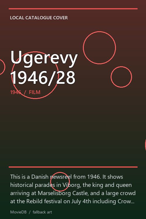 Ugerevy 1946/28 poster