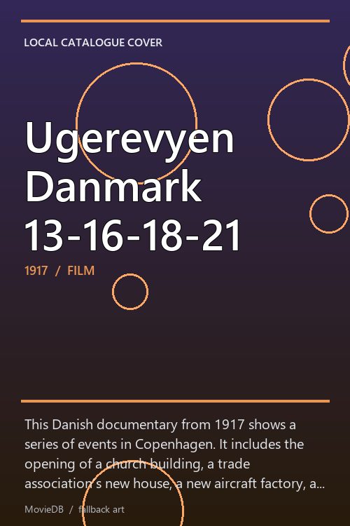 Ugerevyen Danmark 13-16-18-21 poster