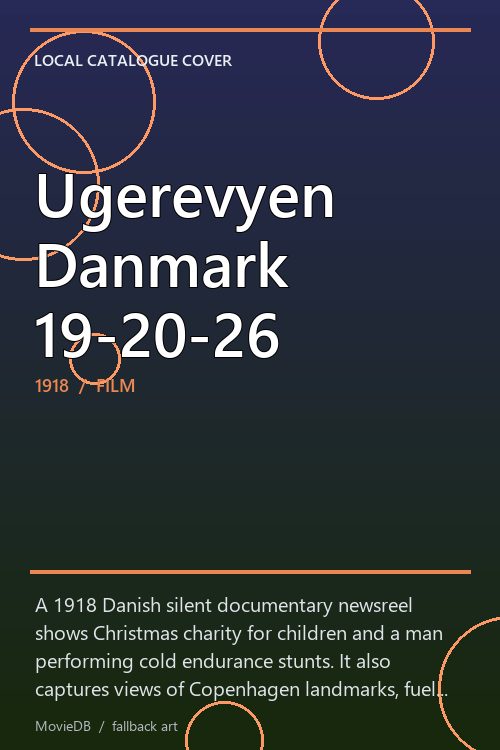 Ugerevyen Danmark 19-20-26 poster