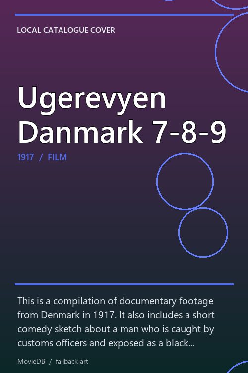 Ugerevyen Danmark 7-8-9 poster