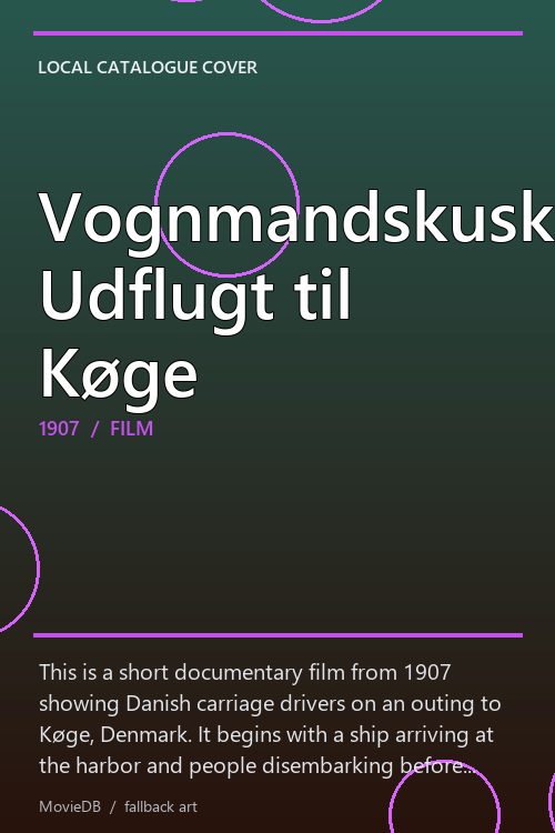 Vognmandskuskenes Udflugt til Køge poster