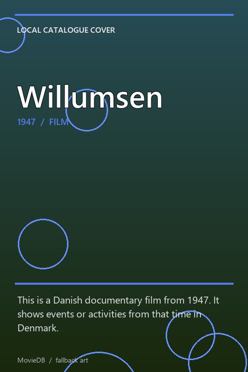 Willumsen poster