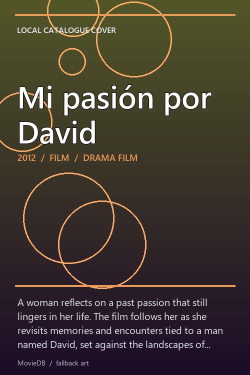 Mi pasión por David poster