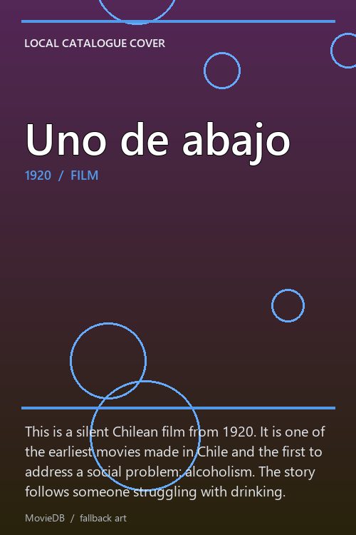 Uno de abajo poster