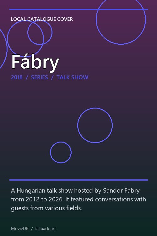 Fábry poster