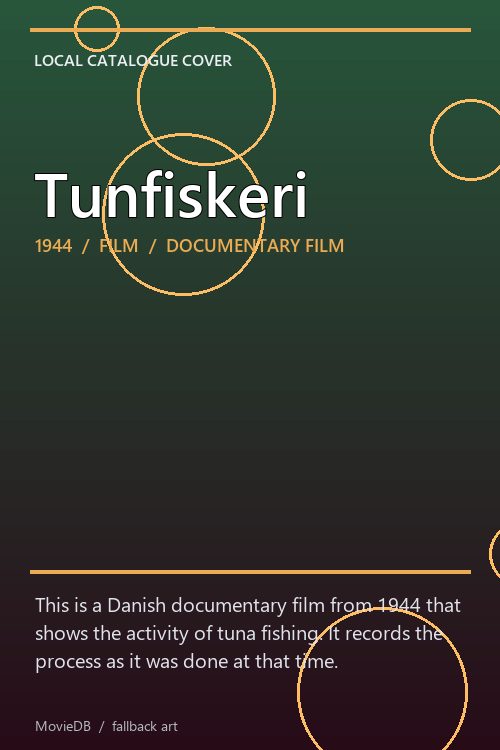 Tunfiskeri poster