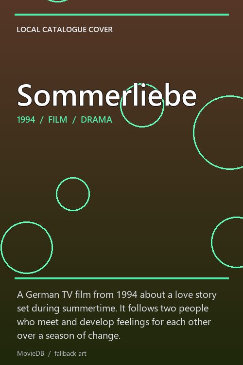 Sommerliebe poster