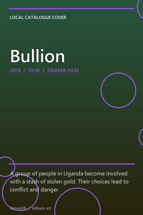 Bullion poster